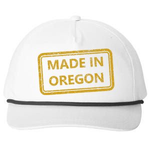 Made In Oregon Snapback Five-Panel Rope Hat