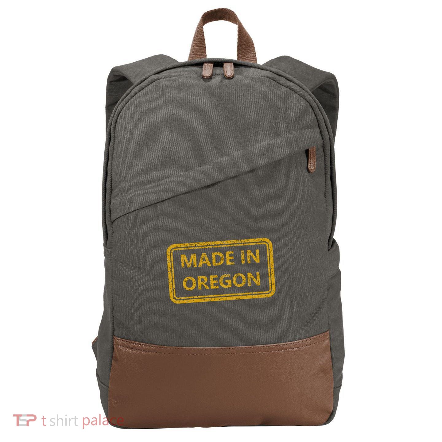 Made In Oregon Cotton Canvas Backpack
