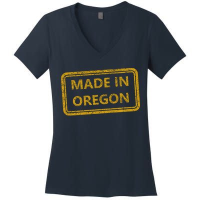 Made In Oregon Women's V-Neck T-Shirt
