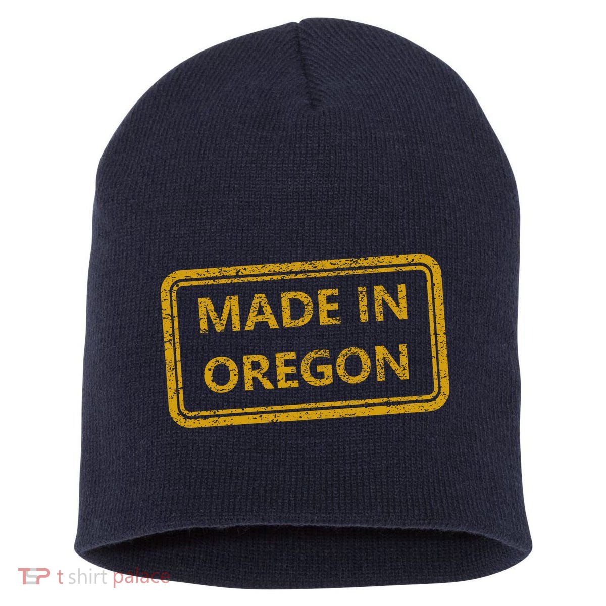 Made In Oregon Short Acrylic Beanie