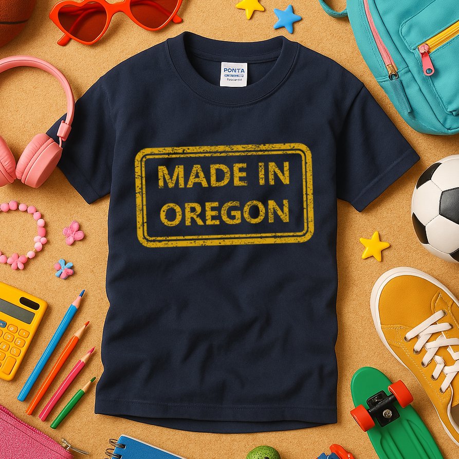 Made In Oregon Kids T-Shirt