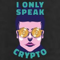 Male I Only Speak Crypto Adult Drive Performance Visor