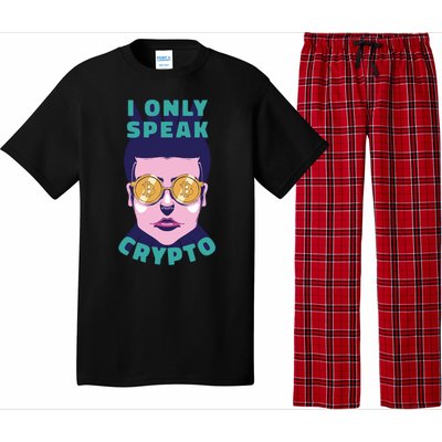 Male I Only Speak Crypto Pajama Set