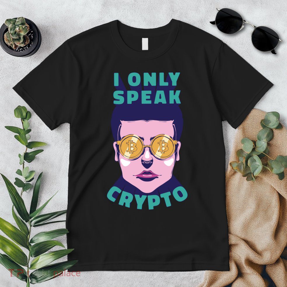 Male I Only Speak Crypto Premium T-Shirt