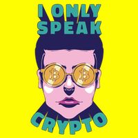 Male I Only Speak Crypto T-Shirt