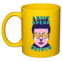 Male I Only Speak Crypto 11oz C Handle Ceramic Mug