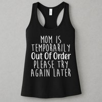Mom Is Out Of Order Funny Womens Tank Top