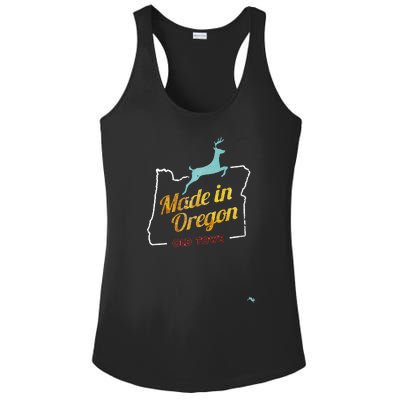 Made In Oregon Stag Ladies PosiCharge Competitor Racerback Tank