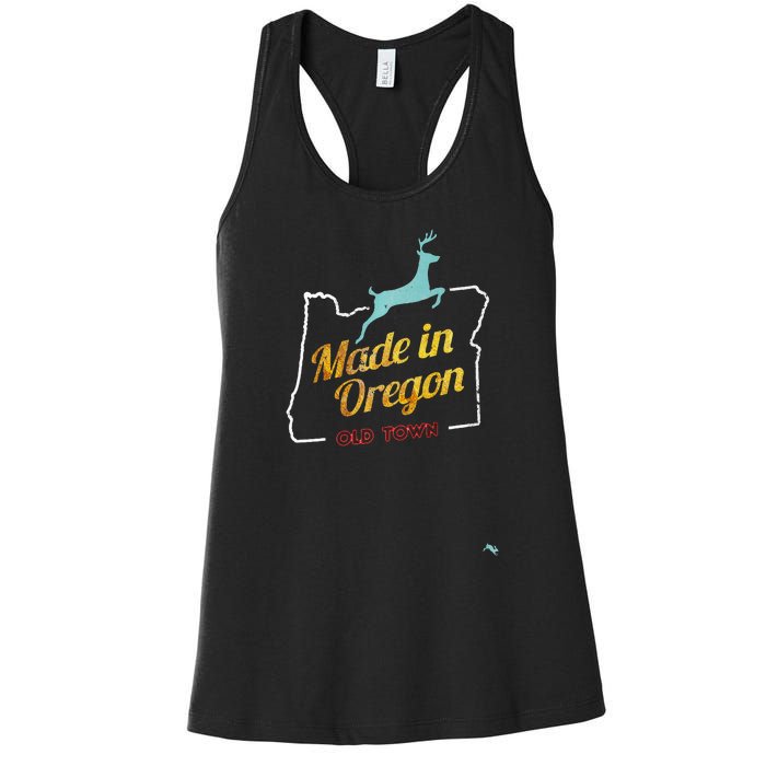 Made In Oregon Stag Women's Racerback Tank