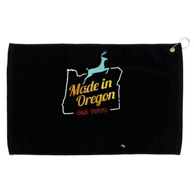 Made In Oregon Stag Grommeted Golf Towel