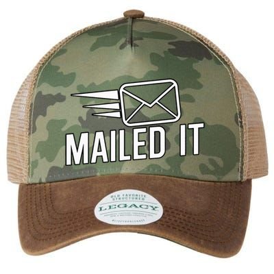 Mailed It Postman Gift For Mail Carrier Workers Legacy Tie Dye Trucker Hat