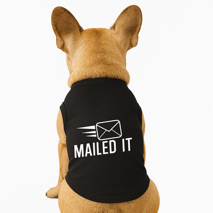 Mailed It Postman Gift For Mail Carrier Workers Doggie Tank