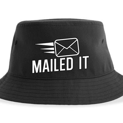 Mailed It Postman Gift For Mail Carrier Workers Sustainable Bucket Hat