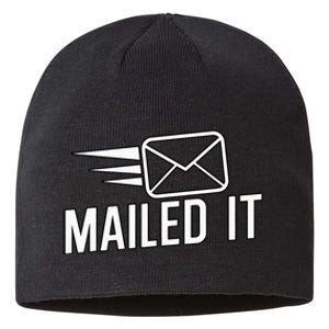 Mailed It Postman Gift For Mail Carrier Workers Sustainable Beanie