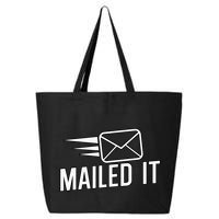 Mailed It Postman Gift For Mail Carrier Workers 25L Jumbo Tote