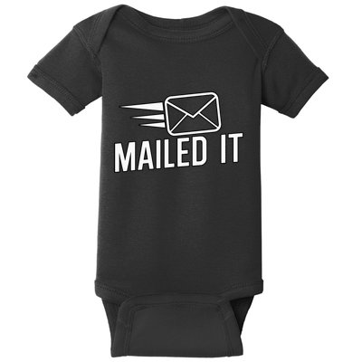 Mailed It Postman Gift For Mail Carrier Workers Baby Bodysuit