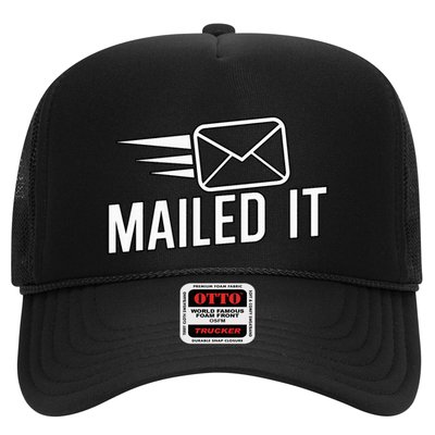 Mailed It Postman Gift For Mail Carrier Workers Trucker Hat