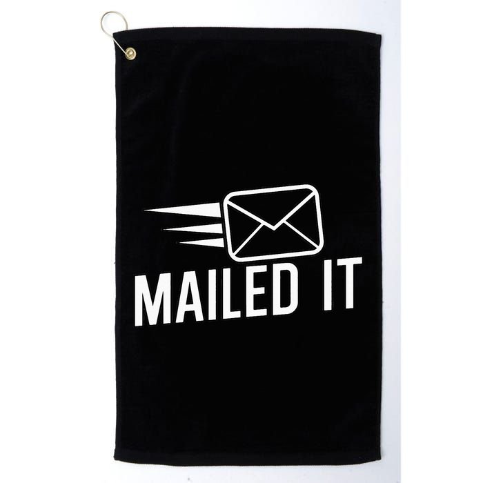 Mailed It Postman Gift For Mail Carrier Workers Golf Towel