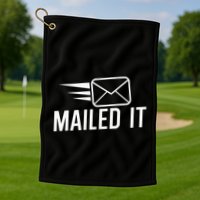 Mailed It Postman Gift For Mail Carrier Workers Golf Towel