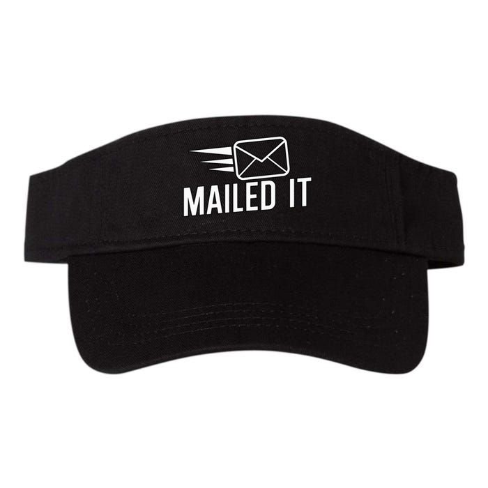 Mailed It Postman Gift For Mail Carrier Workers Valucap Bio-Washed Visor