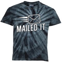 Mailed It Postman Gift For Mail Carrier Workers Kids Tie-Dye T-Shirt