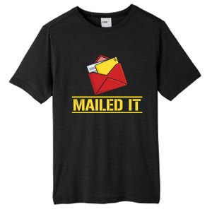 Mailed It Postal Worker Mailman Postman Gift Tall Fusion ChromaSoft Performance T-Shirt