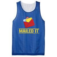 Mailed It Postal Worker Mailman Postman Gift Mesh Reversible Basketball Jersey Tank