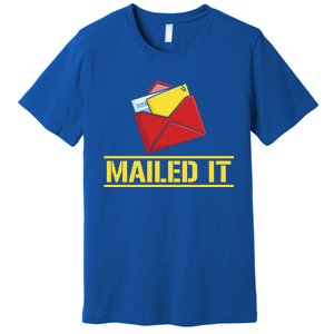 Mailed It Postal Worker Mailman Postman Gift Premium T-Shirt