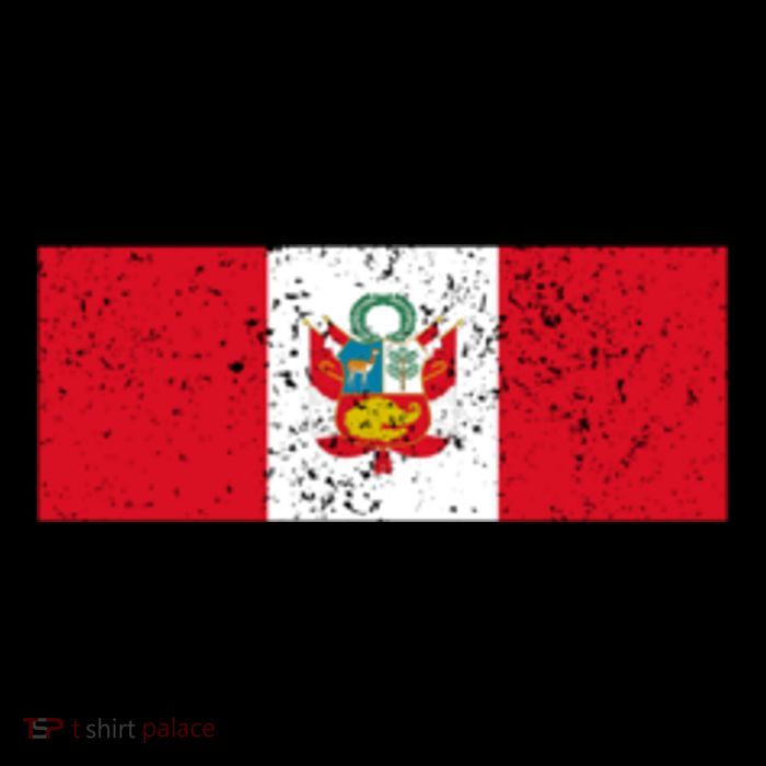 Made In Peru A Long Time Ago Funny Peruvian Pride Flag Flexfit Unipanel Trucker Cap