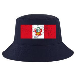 Made In Peru A Long Time Ago Funny Peruvian Pride Flag Cool Comfort Performance Bucket Hat