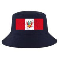 Made In Peru A Long Time Ago Funny Peruvian Pride Flag Cool Comfort Performance Bucket Hat