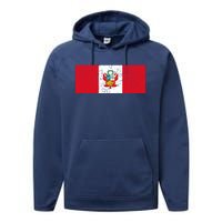 Made In Peru A Long Time Ago Funny Peruvian Pride Flag Performance Fleece Hoodie