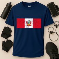 Made In Peru A Long Time Ago Funny Peruvian Pride Flag Cooling Performance Crew T-Shirt