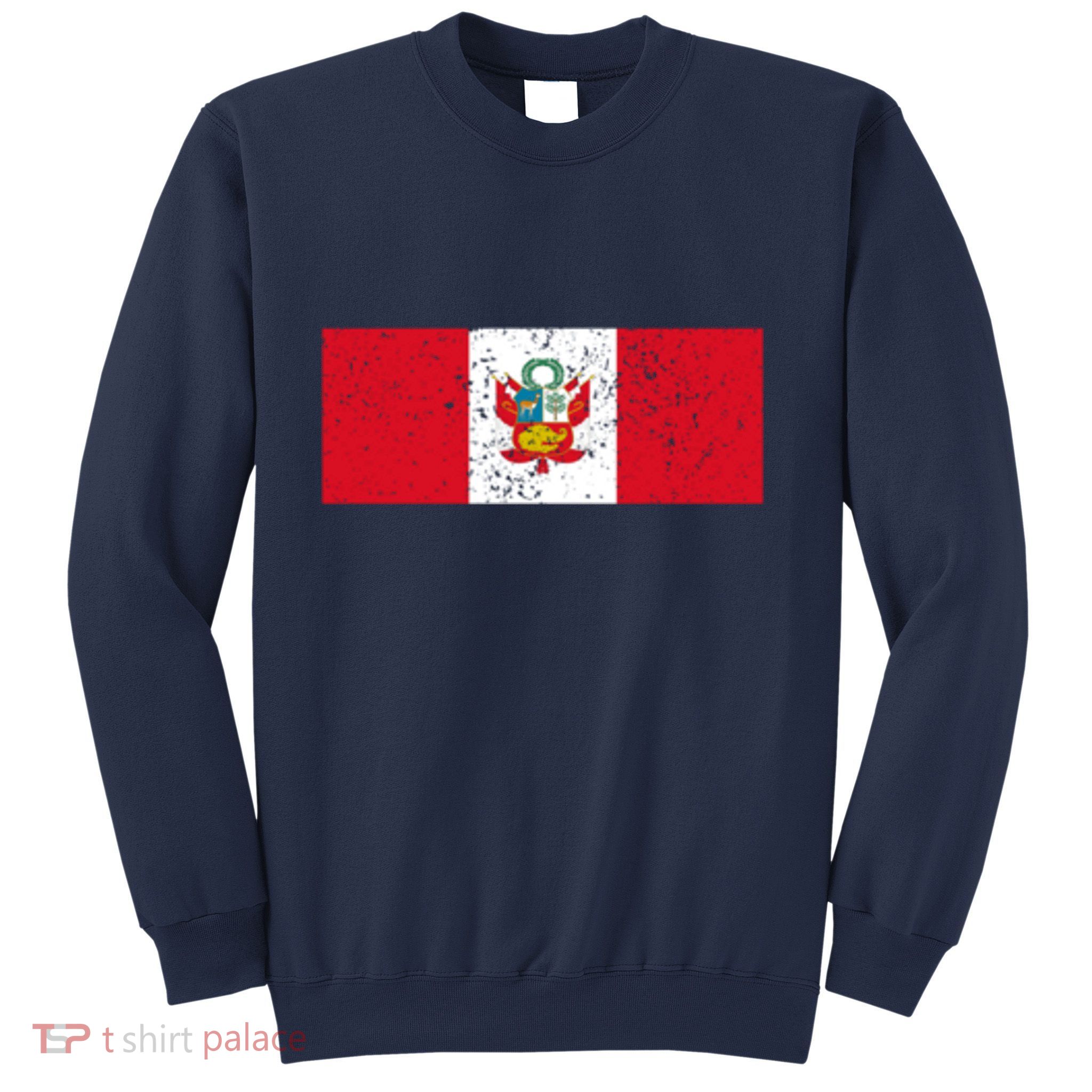 Made In Peru A Long Time Ago Funny Peruvian Pride Flag Sweatshirt