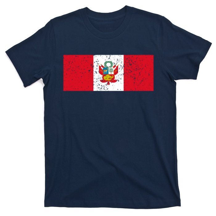 Made In Peru A Long Time Ago Funny Peruvian Pride Flag T-Shirt