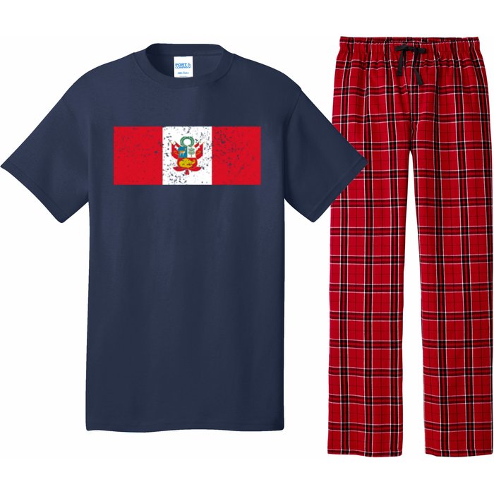 Made In Peru A Long Time Ago Funny Peruvian Pride Flag Pajama Set