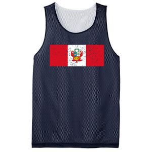 Made In Peru A Long Time Ago Funny Peruvian Pride Flag Mesh Reversible Basketball Jersey Tank