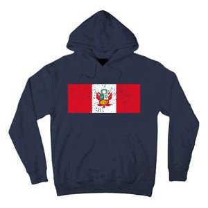 Made In Peru A Long Time Ago Funny Peruvian Pride Flag Tall Hoodie