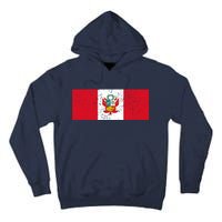 Made In Peru A Long Time Ago Funny Peruvian Pride Flag Tall Hoodie