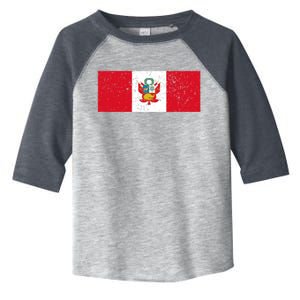 Made In Peru A Long Time Ago Funny Peruvian Pride Flag Toddler Fine Jersey T-Shirt