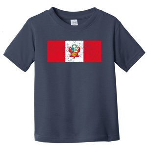 Made In Peru A Long Time Ago Funny Peruvian Pride Flag Toddler T-Shirt