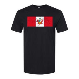 Made In Peru A Long Time Ago Funny Peruvian Pride Flag Softstyle CVC T-Shirt