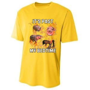 Moodeng ItS Past My Bed Time Performance Sprint T-Shirt