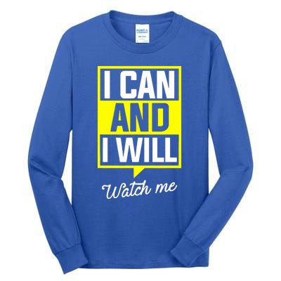 Motivational Inspirational Quote Tall Long Sleeve T-Shirt