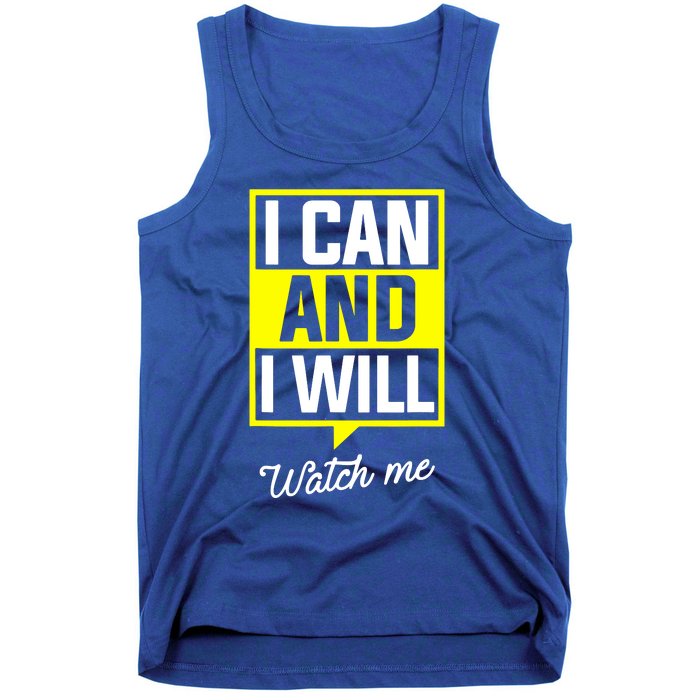 Motivational Inspirational Quote Tank Top