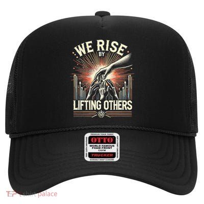 Motivational Inspirational Quotes Uplifting Mentor Teacher High Crown Mesh Back Trucker Hat