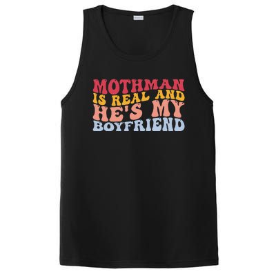 Mothman Is Real And He's My Boyfriend Cryptid Cryptozoology PosiCharge Competitor Tank