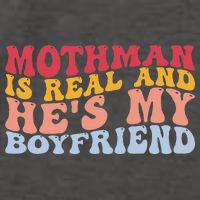 Mothman Is Real And He's My Boyfriend Cryptid Cryptozoology Vector Backpack