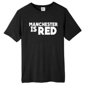 Manchester Is Red United Supporter Essentials Tall Fusion ChromaSoft Performance T-Shirt