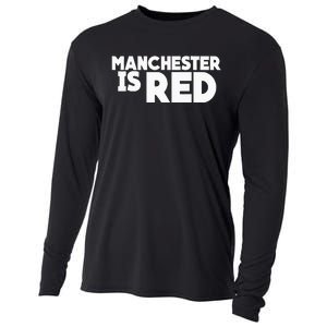 Manchester Is Red United Supporter Essentials Cooling Performance Long Sleeve Crew